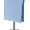 Kalitro Towel Rack Hand Towel Stand, Bathroom Hand Towel Holder Stand with Heavy Base, SUS304 Stainless Steel Brushed Nickel