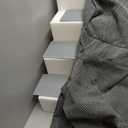 EHEYCIGA Dog Stairs for Bed 18" H, 4-Step Dog Steps for High Bed, Pet Steps for Small Dogs and Cats, Non-Slip Balanced Pet Ramp Indoor, Grey