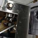 Espresso Machine with Grinder, 20Bar Espresso Machine Stainless Steel, Coffee Machine with Milk Frother for Latte/Cappuccino, Adjustable Temperature, Independent Hot Water & Americano Function (Defective)