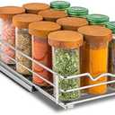 Pull Out Cabinet Organizer for Spices, Cans - Heavy Duty - Pull Out Spice Rack- Cabinet Pull Out Shelf for Cans,Dishes, Etc, 6-1/2 "W x 10-1/2"D x 2-3/4H, Chrome (6.5 Inch - Single)