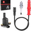 Ignition coil w/Wire Cap & Spark plug for Polaris Sportsman EPS/EFI/XP 550 2009-2014 Sportsman 500 EFI 2008-2014
