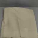 Solino Home Natural Linen Tablecloth 52 x 52 Inch - 100% Pure Linen Square Table Throw - Classic Hemstitch, Machine Washable Table Cloth for Summer