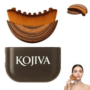 Lymphatic Contour Face Brush for Drainage Sculpting, Soft Gentle Facial Cleansing Tool, Reduces Puffiness, for Sensitive Skin Daily Skincare Routine, Ergonomic Design, Travel Friendly (1PCS)