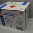 Basic Medical Blue Nitrile Exam Gloves, Latex-Free & Powder-Free Food-Safe House Cleaning Disposable Glove (1000 Pcs)
