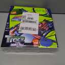 KETIEE Flex Tracks 16Ft for Kids: Flexible Race Car Ramp Track with 4 Small Racecars and 8 Suction Cups Compatible with Diecast 1/64th Cars, Rolls Up Portable Racetrack for Ages 3 & Up (Blue)