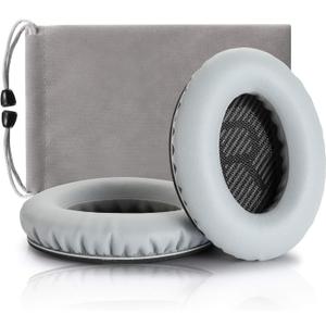 Headphones Replacement Ear Pads,for Bose Quietcomfort QC15 QC25 QC35 35 ii (Grey)