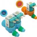 DC62-00311F&DC62-30314V Washer Water Inle Valves Set Replacement Samsung Washer Part Inlet Valve 992244 AP5966624 PS11719654 EAP11719654 3992464 AP5966634  (DC62-30314V-DC62-00311F)