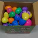 IJIGU 30 Pack Prefilled Easter Eggs with Toys, Bulk Mix 4 Sizes Plastic Easter Eggs with Toys Inside, Surprise Eggs for Easter Hunt, Easter Basket Stuffers, Party Favors for Kids