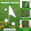 56 PCS Golf Party Centerpieces Golf Birthday Table Decorations Kit Includes Mini Golfs Artificial Grass Mats Flag Tees Party Supplies for Sport Themed Birthday Parties Decor
