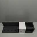 Multi-Functional Storage Shelf With French Clear Wall Mount 23.76"x 6"x 6", Grey