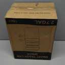 2 Pack 2.7 Gal Bathroom Trash Can with Lid, Automatic Trash Can Small Smart Garbage Can Touchless, Slim Motion Sensor Waterproof Plastic Trash Bins for Bedroom Office Kitchen Toilet Pink