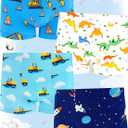 Boys Underwear,Soft Cotton Tagless Breathable Boxer Briefs,Multi-Pack,2-12Y | Combed Cotton, True-to-Size, Tagless, Full Coverage, Assorted Prints, Stretchy Fabric, Durable Stitching, Low Shrinkage