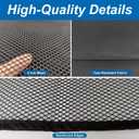 Banister Guard 15ft X 3ft Thick, Balcony Netting for Pets, Balcony Safety Net for Kids, Baby Fence Door Balcony Railing Cover with No Drilling for Apartment Railing(Black)