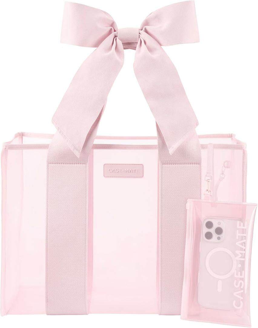 Case-Mate Tote Bag-Soap Bubble (Large, Ballet Pink)