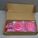 SYOWADA 15 PCS Door Handle Covers Kits, Exterior Door Bowl Trim, Replacement for Wrangler JK JKU 2-Door 4-Door Handles 2007-2018 (Pink)