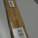 4.7ft Vinyl PVC Real Estate Sign Post, Realtor Yard Sign Post, 36" Arm Holds Up to 24" Sign - White (No Sign)