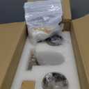 23" Antique Brass Wall Sconce with Bronze-Colored Marble - Rust-Resistant Vintage Mirror Lighting for Bathroom & Vanity (Wall Mount)