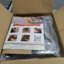 Dog Car Seat for Large/ Medium Dogs - Memory Foam Dog Booster Seat for Under 55Lbs or 2 Small Dogs-Detachable and Washable Travel Bed with Thick Cushion and Storage Pockets-Black