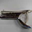 Heavy Duty Hole Punch 1/4 Inch, Single Hole Punch Heavy Duty 2 Inch Reach Deep Throat, Heavy Duty Hole Puncher 1 Hole Punch for Paper ID Cards PVC Tags Plastic Cardboard