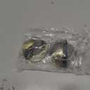 Juvielich Floor Door Stopper Semicircle Shaped Door Stopper for Home Hotel Bedroom Office Antique Bronze Tone 2PCS