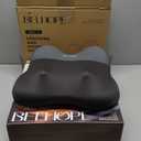 belhope Back Massager with Heat, Cordless Back Massage for Pain Relief Deep Tissue, 4D Shiatsu and Percussion Massage Pillow, Lower Back Massager for Office Chair, Gifts for Women Men Christmas, Grey