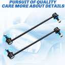 Front and Rear Sway Bar Links Compatible With 2007-2016 Honda CR-V L4 2.4L Sway Bar End Links K750297 K750151 K750156