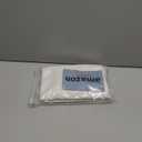 Nanspring Kitchen Curtains Linen 36 Inch Length for Kitchen White Kitchen Window Curtains Over Sink Modern Farmhouse Curtain for Cafe Bathroom Small Window Back Tab and Rod Pocket 34 x 36, 2 Panels