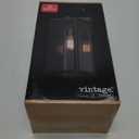 Globe Electric Vintage 1-Light Matte Black Hurley Wall Sconce