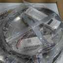 Dixun Dimmable LED Chandeliers Modern Ceiling Light Fixture 3 Rings Adjustable Stainless Steel Pendant Light Chandelier for Bedrooms Living Room