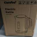 COMFEE' Stainless Steel Electric Kettle, Temperature Control with 6 Presets, 1-Hr Keep Warm, Kettle Water Boiler 1.7 Litres, 1500W with Viewing Window, Auto-Off and Boil-Dry Protection (1.8 Quarts, Silver Digital)