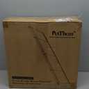 HBTower 63" Long & 17.3" Wide Folding Dog Ramp for Car, SUV & Truck  Portable Pet Ramp with Non-Slip Surface, Extra Wide Steps for Large Dogs Up to 250LBS