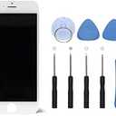 Screen Replacement for iPhone 6 LCD Touch Digitizer Display Glass [Black/White] 4.7inch with Tools [New G Wireless] (White)