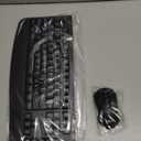 Wireless Keyboard and Mouse Combo, Full-Sized 2.4GHz Wireless Keyboard with Comfortable Palm Rest and Optical Wireless Mouse for Windows, Mac OS PC/Desktops/Computer/Laptops (Black)