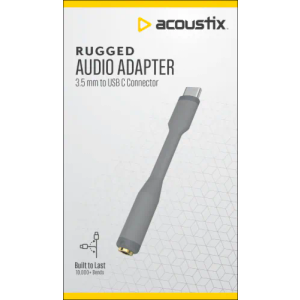 Acoustix™ Rugged Audio Adapter, 3.5 mm