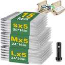 Aaronbird Vacuum Seal Bags for Clothing with Wireless Electric Pump - Travel & Home Use, 15 Pack Ideal Space Saver Vacuum Storage Bags, Travel Vacuum Bags for Luggage