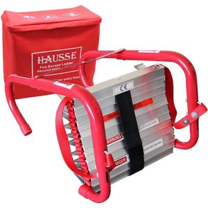 Hausse Retractable 2 Story Fire Escape Ladder, 13 Feet