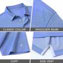 Rouen Golf Shirts for Men Dry Fit Short Sleeve Performance Moisture Wicking Casual Texture Heather Jacquard Mens Polo Shirts (XXL)