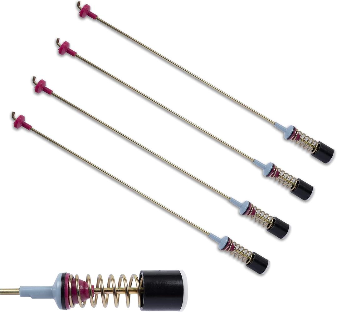 4PC Washer Suspension Rod Damper Replaces For Samsung WA400PJHDWR/AA WA45H7000AW/A2 WA40J3000AW/A2 WA40J3000AW/AA WA45T3400AP WA422PRHDWR/AA WA456DRHDWR/AA WA45H7000AP/A2 WA45H7000AW/AA WA45H7200AW/A2