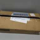 WOPITUES Floating Shelves with Gold Metal Guardrail, Shelves for Wall Decor Set of 3, Wall Shelves for Bedroom, Bathroom, Kitchen, Living Room, Plants, Picture Frames, Art- Gold in Navy Blue (15.7 inch)