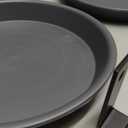 2 Pack Fence Bird Feeder Bath Tray for Outside, 8.4'' Plastic Wild Bird Bath Bowl with Metal Holder for Wood Post, Heavy Duty Wall Tree mounted Pet Squirrel Water Feeder Station Outdoor Garden 