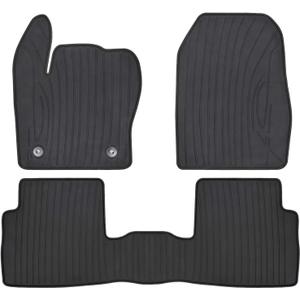 Car Floor Mats Custom Fit for Ford Escape 2013 2014 2015 2016 2017 2018 2019/2013-2019 Ford C-Max Odorless Washable Rubber Foot Carpet Heavy Duty All Weather Protection Car Floor Liner-Black