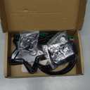 20 Pcs Chain Trellis for Climbing Plants, Plant Trellis Indoor and Outdoor, Garden Wall Trellis, Vine Support Plant Accessories for Monstera, Pothos, Ivy, Climbing Plants (Black Moon and Star)