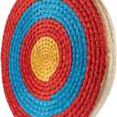 Traditional Hand-Made Straw Archery Target,Arrow Target for Recurve Bow Longbow or Compound Bow (20in / 3 Layers)
