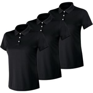 Hanes Women's Performance Polo, Single or 3-Pack, Sport Cool DRI Moisture-Wicking Polo Shirt, 40+ UPF Protection 3XL