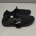 Lands' End Slip On Water Shoes Men, Quick Dry Neoprene Sport Mens Water Shoes for Beach, Pool, or River with Drainage Holes, Aqua Swim Shoes for Men, Size 9D, Black