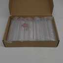 Clear Acrylic Sign Holder 8.5"X11" with Silver Borders Display Stand, Double Sided Acrylic Picture Frames Plastic Sign Holder for Wedding Table Numbers Menu Holder (6 Pack)