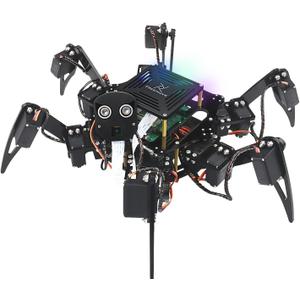 Freenove Big Hexapod Robot Kit for Raspberry Pi 5 4 B 3 B+ Zero 2 W, Walking, Self Balancing, Face Recognition, Ultrasonic Ranging, App Control, Camera, Servo (Raspberry Pi NOT Included)