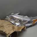 AS Headlights Assembly Replacement for 2012 2013 2014 Toyota Camry L/Se/Le/Xle/Hybrid Chrome Housing Amber Reflector Clear Lens Driver and Passenger Side