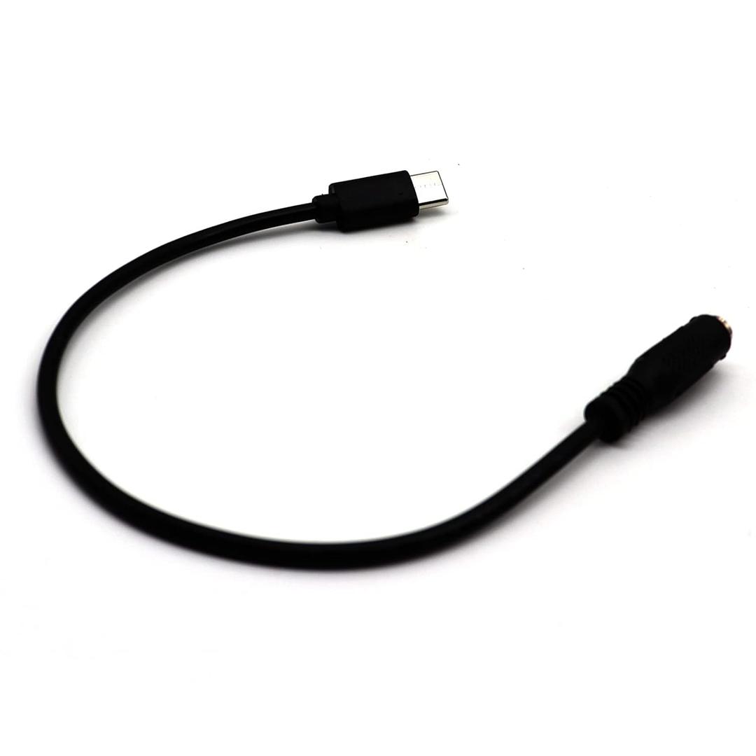 12V 5A USB 3.1 Male to USB C Female Cable, USB 3.1 Type C USB-C to DC 5.5 x 2.5mm Power Adapter Jack Extension Charge Cable (0.25M)
