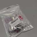 Landical 6 Pcs Valentine's Day Retractable Badge Reel Acrylic Glitter Retractable Badge Holder with Swivel Alligator Clip Cute Holiday ID Clip for Nurse Office Worker Doctors Teachers(Heart)